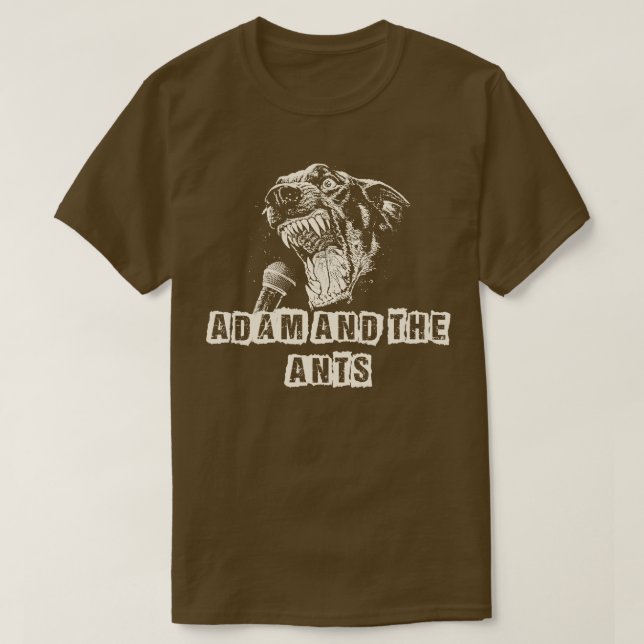 T-shirt adam et le hurlement de la bête entière (Design devant)