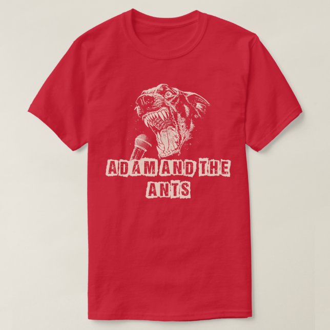 T-shirt adam et le hurlement de la bête entière (Design devant)
