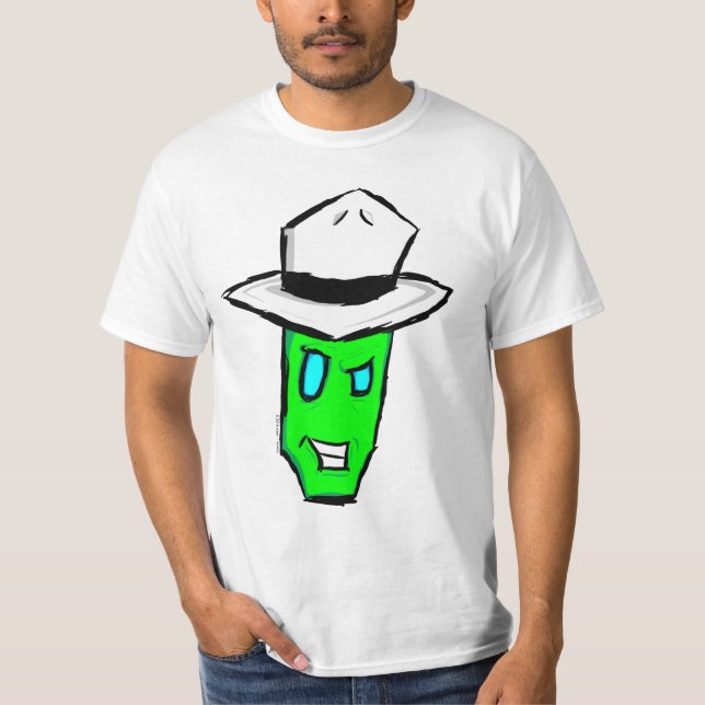 T-shirt Adam l'Alien (Esquisse) (Devant)