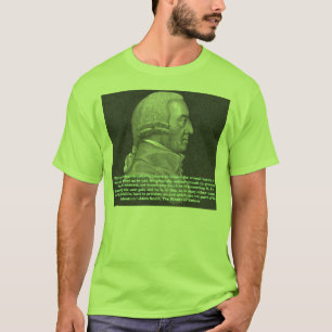 T-shirt Adam Smith (main invisible), "chaque individuel…
