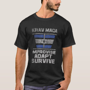 T-shirt Adaptateur de improvisation Krav Maga Survive Isra
