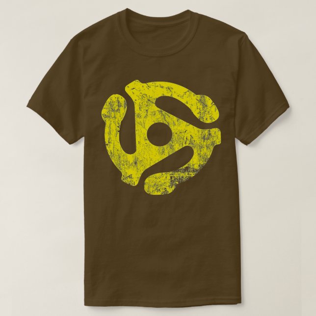 T-shirt Adaptateur d'enregistrement 45 tr/min (Design devant)