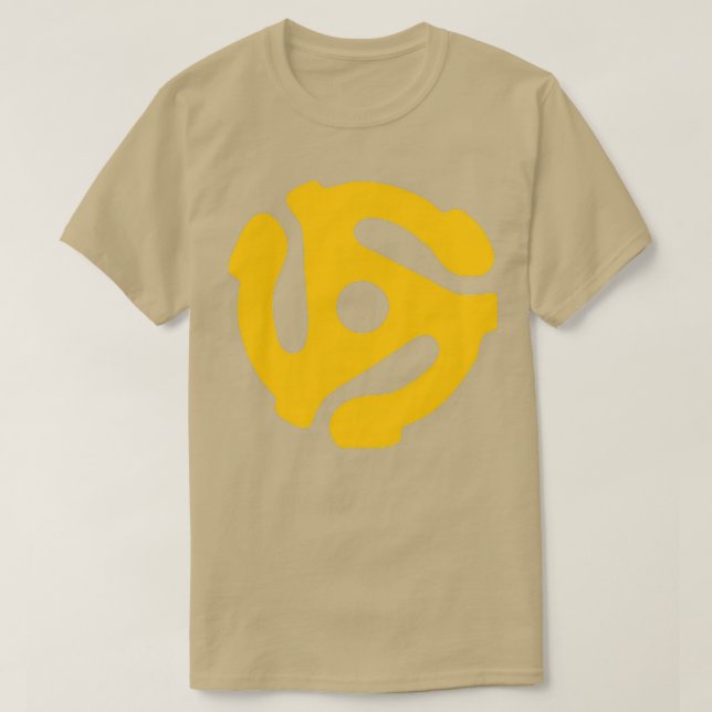 T-shirt Adaptateur d'enregistrement 45 tr/min  (Design devant)