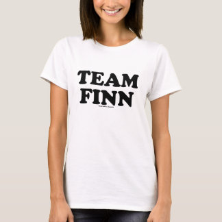 T-shirt adapté de Finn d'équipe rétro dans jaune