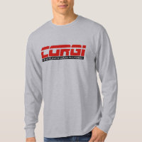 T-shirt adapté de Longsleeve des hommes de corgi