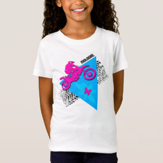 T-shirt adapté du Babydoll de la fille de MotoGirl