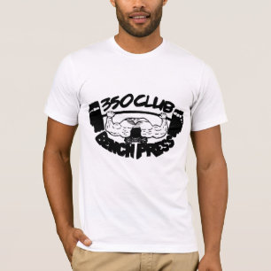 T-shirt adapté par banc à presse de 350 clubs