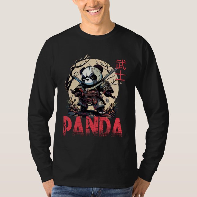 T-shirt Add Samurai Panda to Japanese Art  1 (Devant)