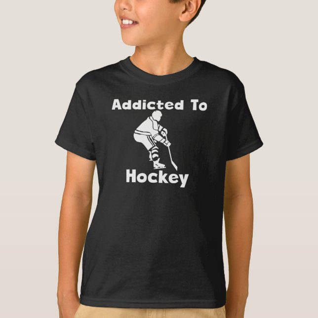 T-shirt Addicé Au Hockey (Devant)