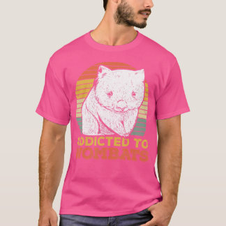 T-shirt Addicé Aux Wombats Pour Un Amoureux Wombat