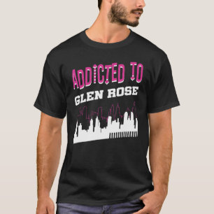 T-shirt Addicité À Glen Rose Vacation Humour Voyage Texas