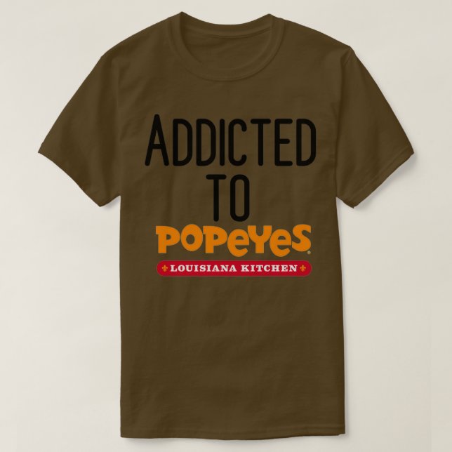 T-shirt Addicité à Popeyes (Design devant)