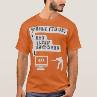 T-shirt Addicité à snooker v4