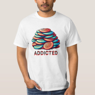 T-shirt Addicité au Disk Golf   Drôle