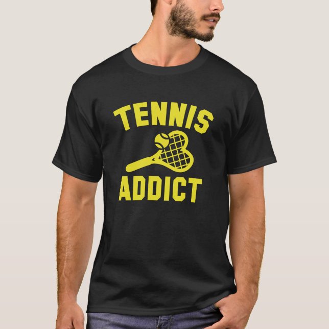 T-shirt Addict au tennis (Devant)