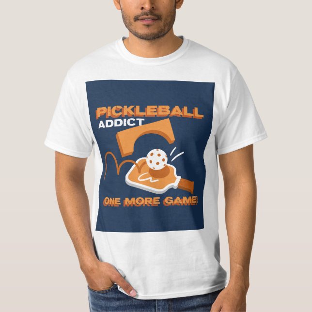 T-shirt Addict de Pickleball (Devant)