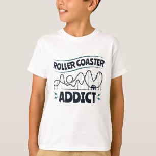 T-shirt Addict Dessous de verre à rouleaux
