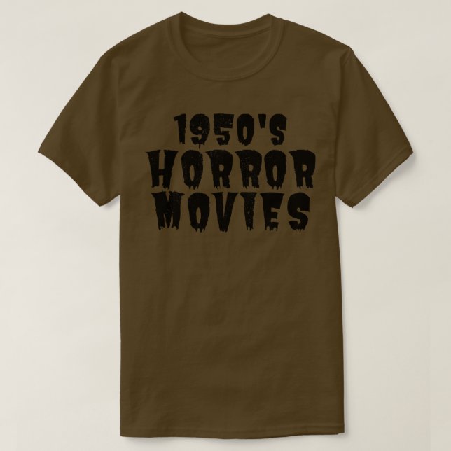 T-shirt Addict d'horreur des années 1950 1 (Design devant)