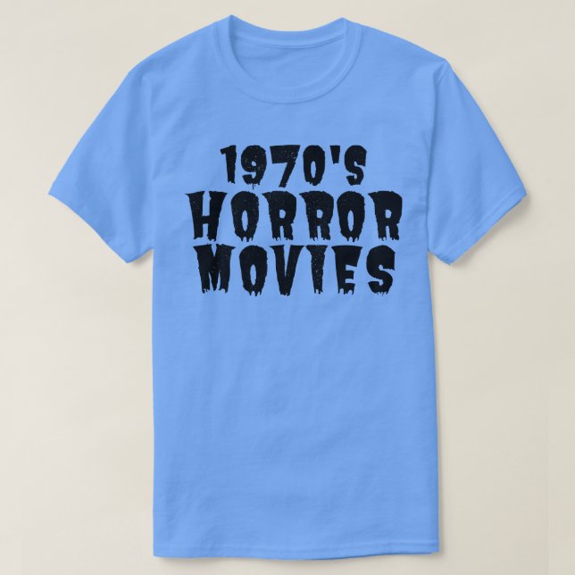 T-shirt Addict d'horreur des années 1970 1 (Design devant)