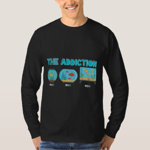 T-shirt Addiction à l'aquarium Toxicomanie à l'aquarium Ad