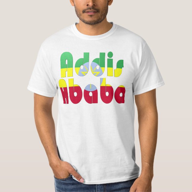 T-shirt Addis Ababa, Ethiopie (Devant)
