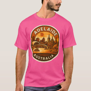 T-shirt Adélaïde Australie Vintage City Travel