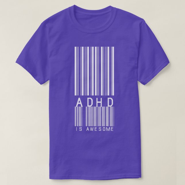 T-shirt ADHD est génial 37 (Design devant)