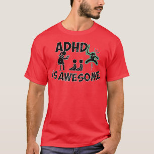 T-shirt Adhd est une saleté verte géniale