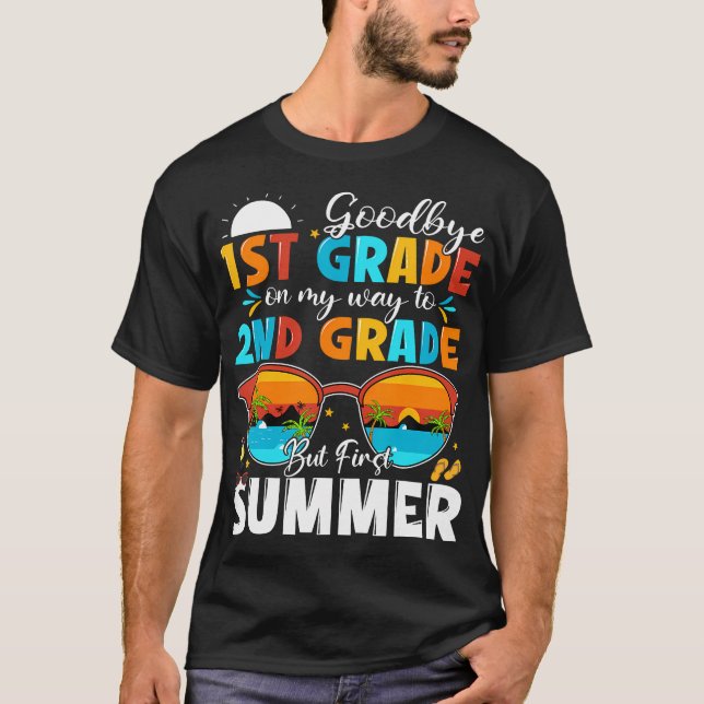 T-shirt Adieu 1ère année Graduation à 2e année Bonjour Su (Devant)