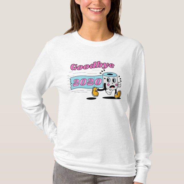 T-shirt Adieu 2020 - C’est enfin terminé (Devant)