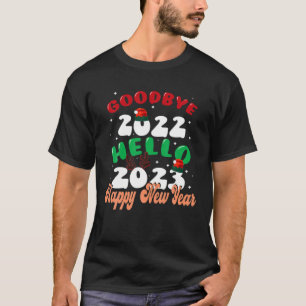 T-shirt Adieu 2022 Bonjour 2023, Bonne année 2023