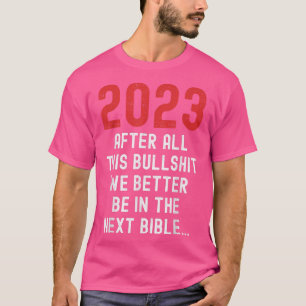 T-shirt Adieu 2022 Bonjour 2023 Bonne année Bonne et bonne