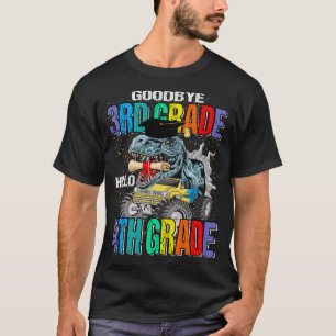 T-shirt Adieu 3e année Bonjour 4e année Monster Truck Di