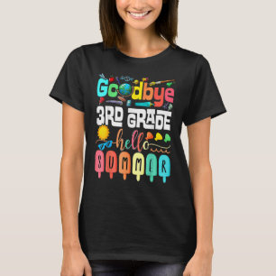 T-shirt Adieu 3e année Bonjour Été Troisième année