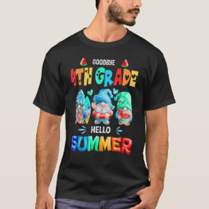 T-shirt Adieu 4e année Bonjour été Dernier jour de l'école