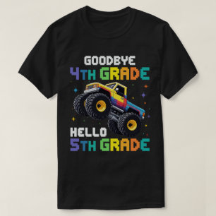 T-shirt Adieu 4e grade Monster Truck Graduation