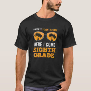T-shirt Adieu 7Ème Année, Me Voici 8Ème Année Sunglasse