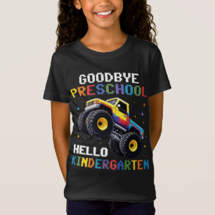 T-Shirt Adieu Camion Monster de l'école maternelle T rex G