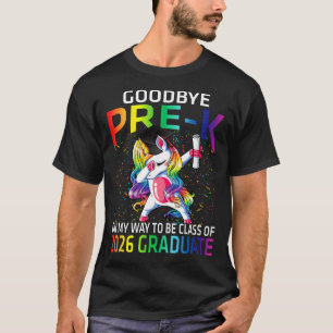 T-shirt Adieu Classe Pré-K De 2026 Grad Bonjour 1ère Class