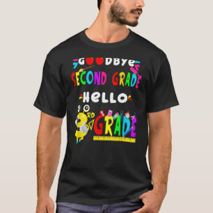 T-shirt Adieu Deuxième Année Bonjour 3e Année Retour À Sch