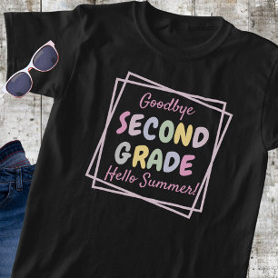 T-shirt "Adieu deuxième année, Bonjour été" Enfant