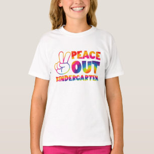T-shirt Adieu maternelle Tie Dye Dernier jour d'école