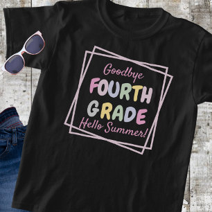 T-shirt "Adieu quatrième année, bonjour été" Enfant