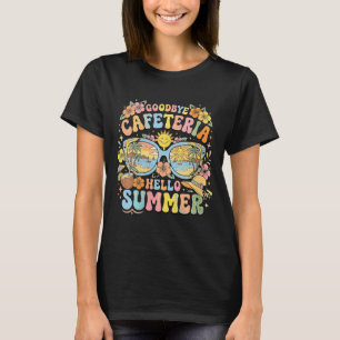 T-shirt Adieu rétro des femmes cafétéria bonjour été plage