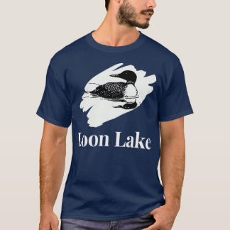 T-shirt Adirondacks Loon Lake NY Bird New York