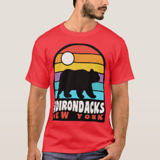 T-shirt Adirondacks New York Adirondack Mounts Bear Bad