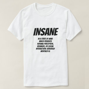 T-shirt Adjectif : Dingue