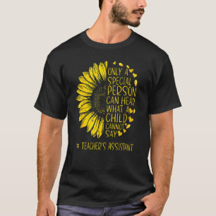 T-shirt Adjoint de l'enseignant de tournesol Personne spéc