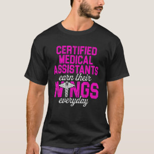 T-shirt Adjoint Médicale Certifié Cma Earl Wing Assistin