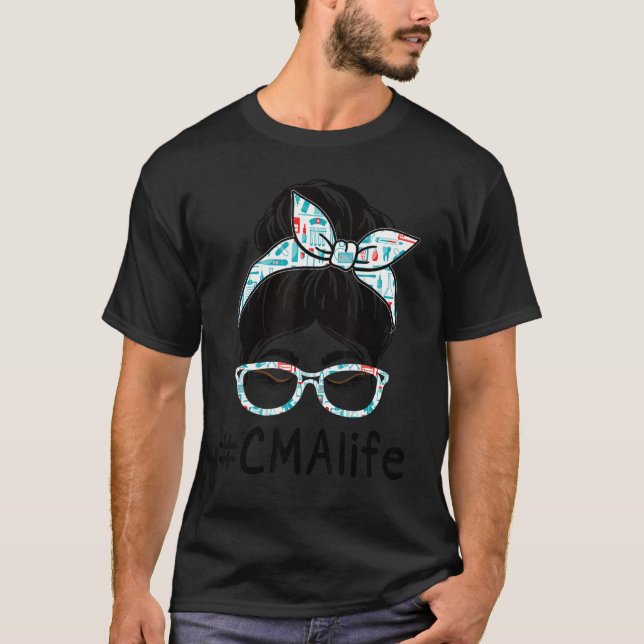 T-shirt Adjoint Médicale Certifié Cma Femmes (Devant)